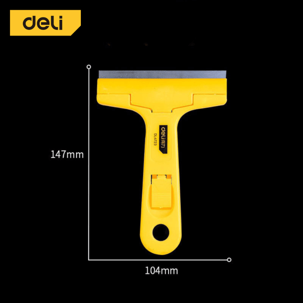 มีดขูดสี DELI DL4723C-YL-01 145มม. สีเหลือง